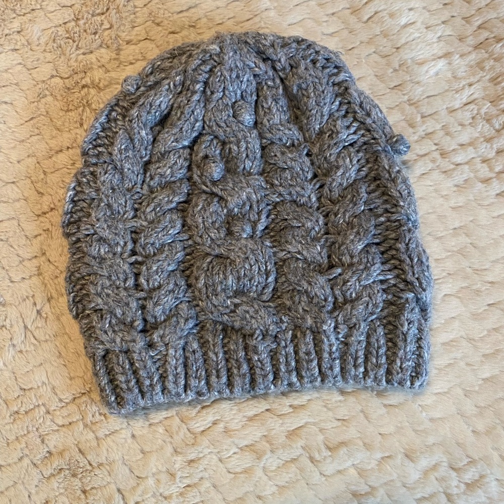🌸 American Eagle Outfitters Gray Cable Knit Beanie